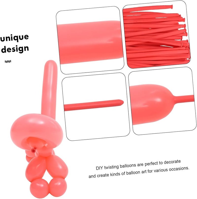 Macaron Color Latex Twisting Balloons 100Pcs For Birthday Wedding Party Decorations - Image 4